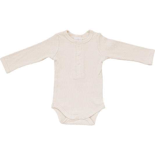 Vanilla Organic Long Sleeve Ribbed Bodysuit