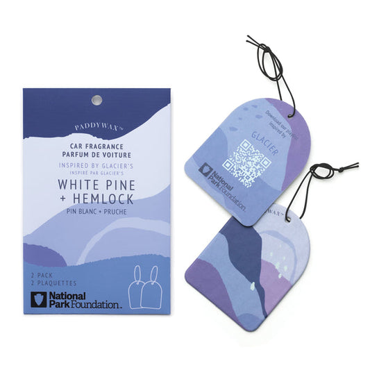 Parks Car Fragrance 2 Pack Glacier White Pine and Hemlock