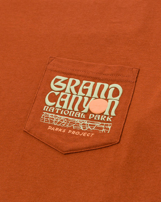 Grand Canyon Puff Print Pocket Tee
