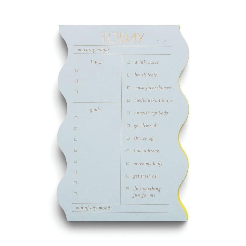 Wavy Daily Notepad | Cloud