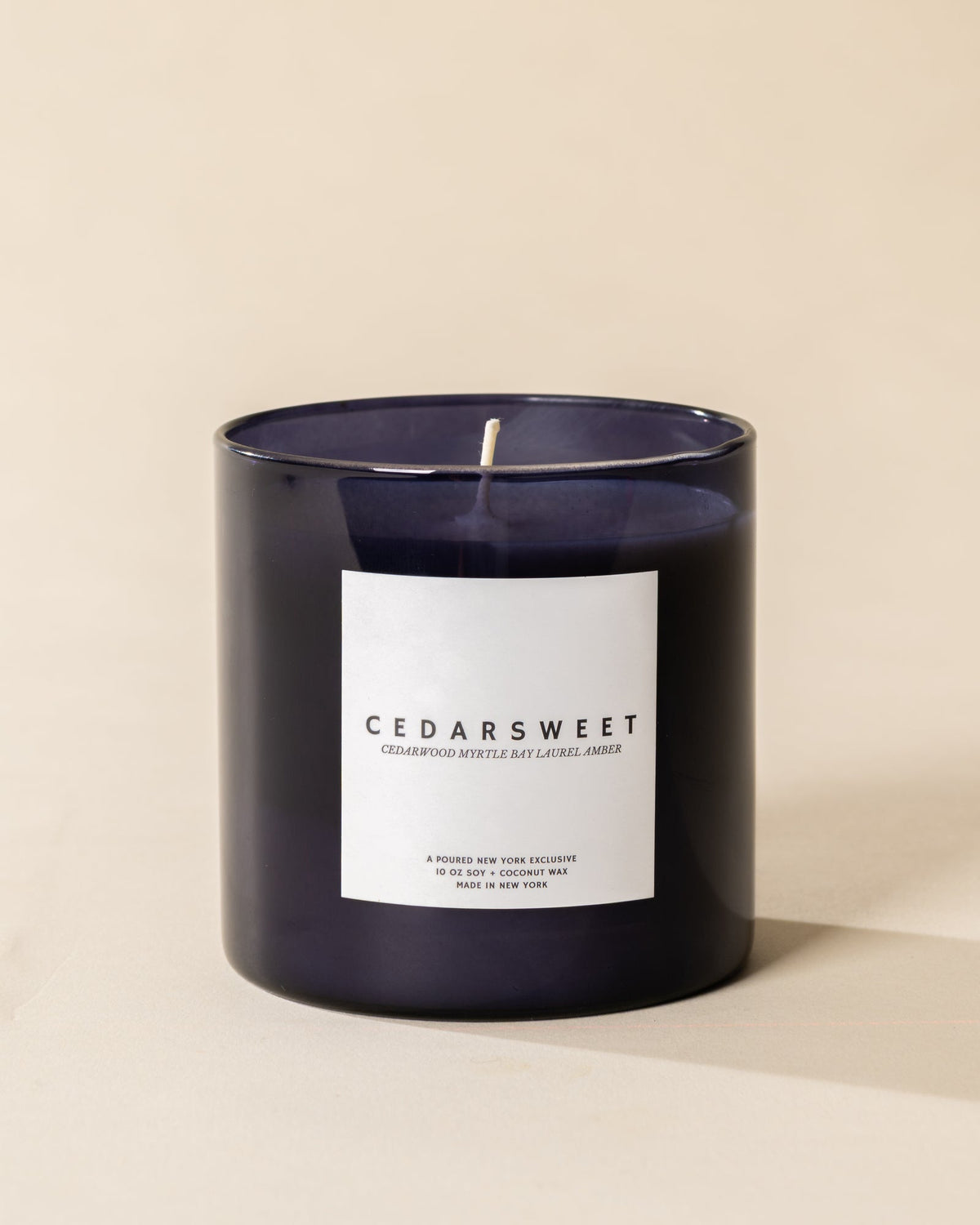 Poured New York 10 oz Candle | Cedarsweet