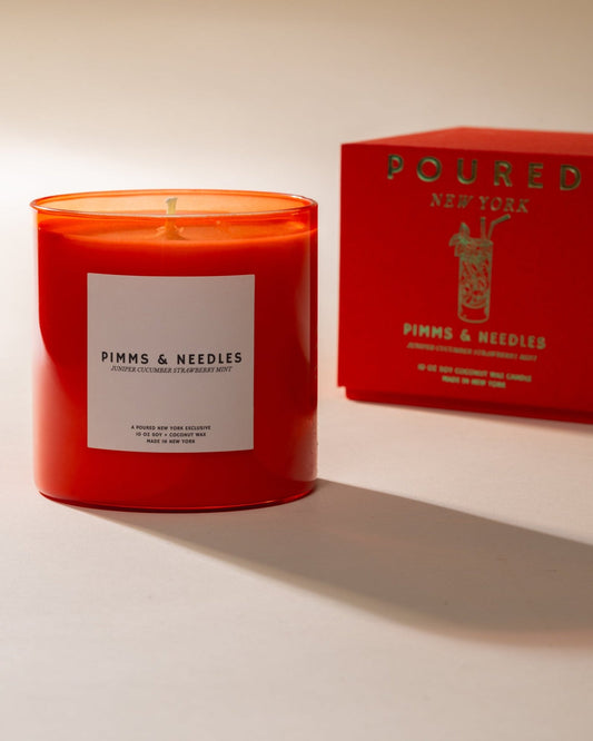 Poured New York 10 oz Candle | Pimms & Needles