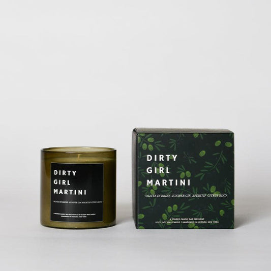 Poured New York 10 oz Candle | Dirty Girl Martini