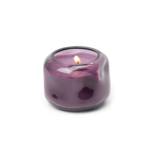 Paddywax Basalt 5 oz Organic Shaped Candle | Violet + Vanilla