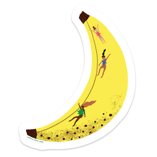 Yellow Banana Rama - Die Cut Sticker