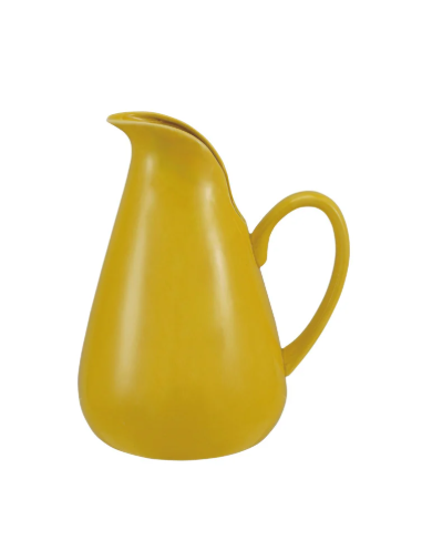 Stoneware Vintage Inspired Pitcher, Chartreuse