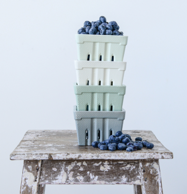 Stoneware Berry Basket