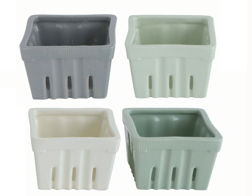 Stoneware Berry Basket