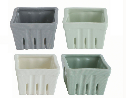 Stoneware Berry Basket