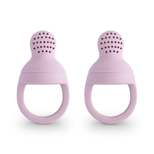 Soft Lilac Silicone Fresh Food Feeder 2-Pack