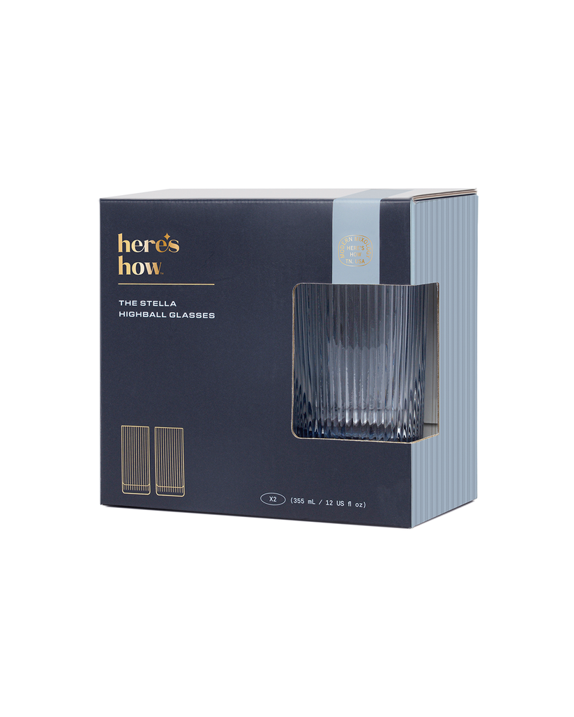 The Stella Highball Glass | Blue