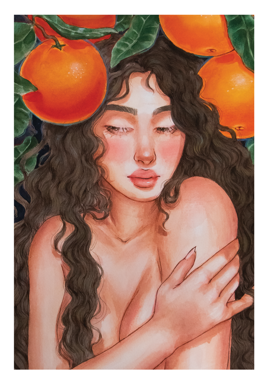 Summertime Citrus Print 7" x 10"