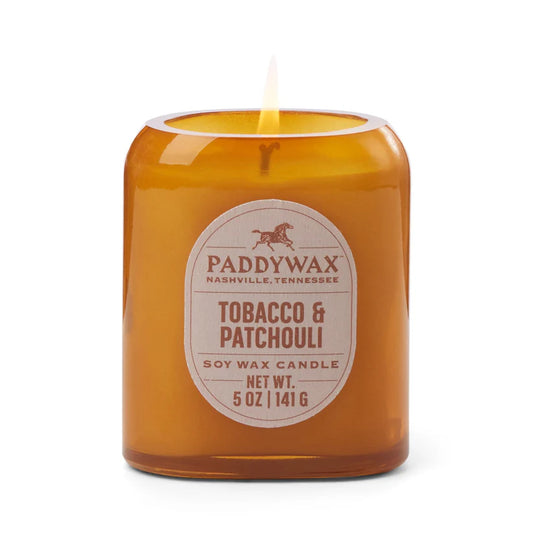 Paddywax Vista 5 oz Tobacco & Patchouli