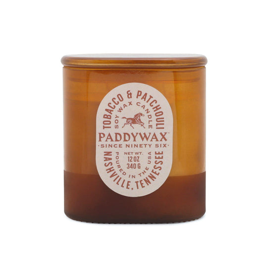 Paddywax Vista 12 oz Candle Tobacco & Patchouli