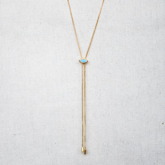 Intuition Lariat Turquoise