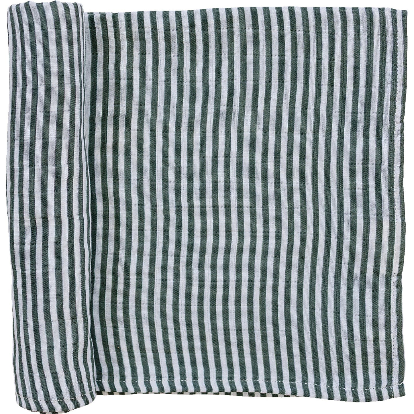 Green Stripes Muslin Swaddle