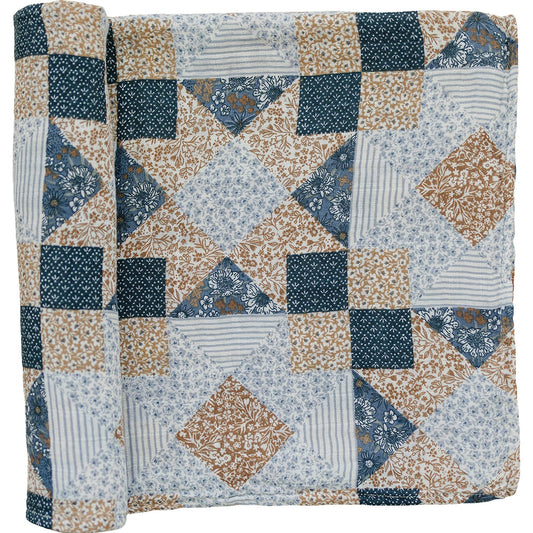 Patchwork Muslin Swaddle