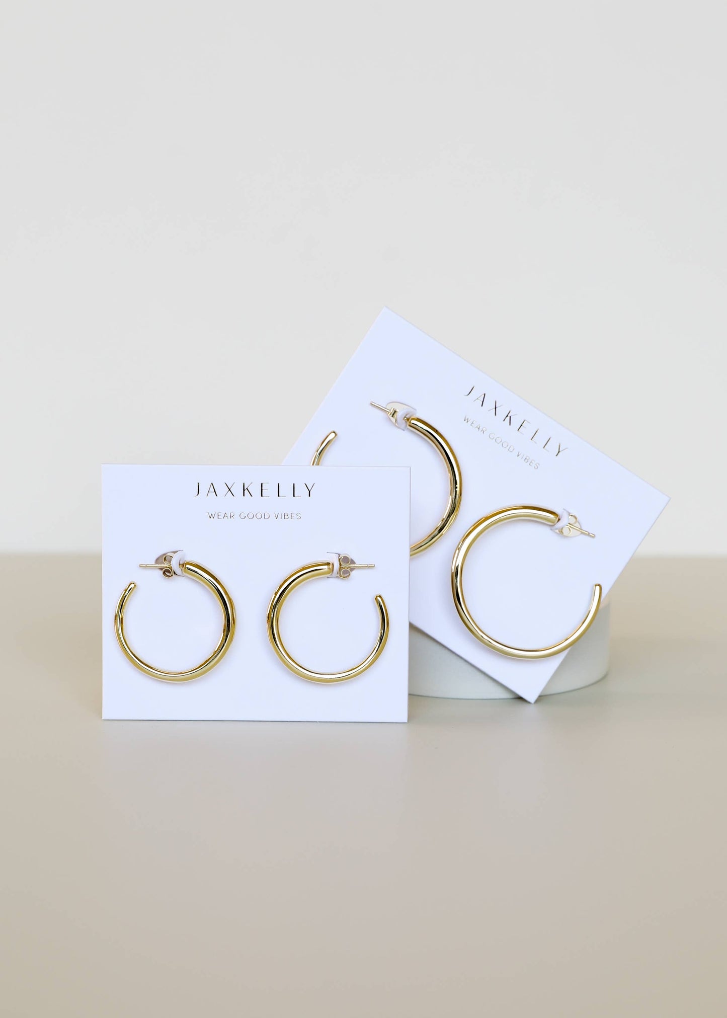 Gold Hoop Earring - Large