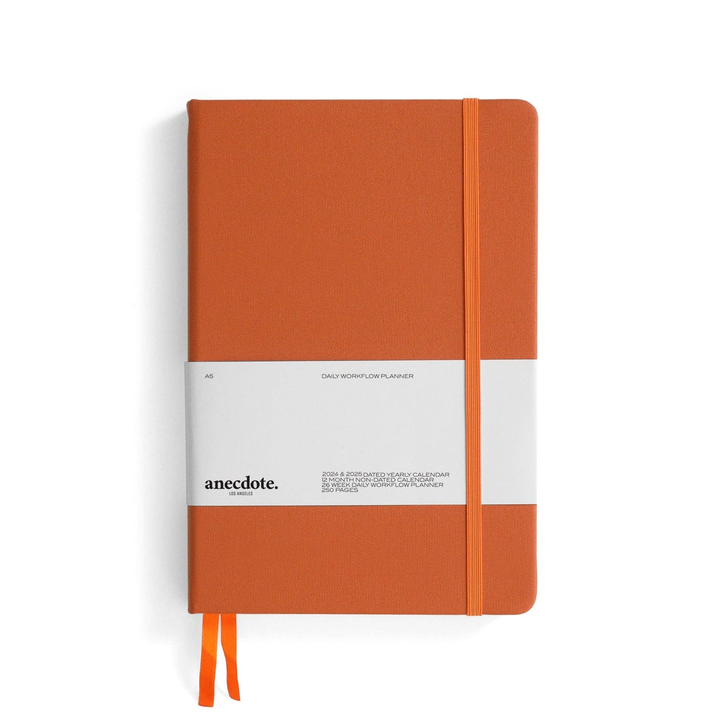 The Daily Planner - Hardcover with Library Buckram Cover: Evergreen
