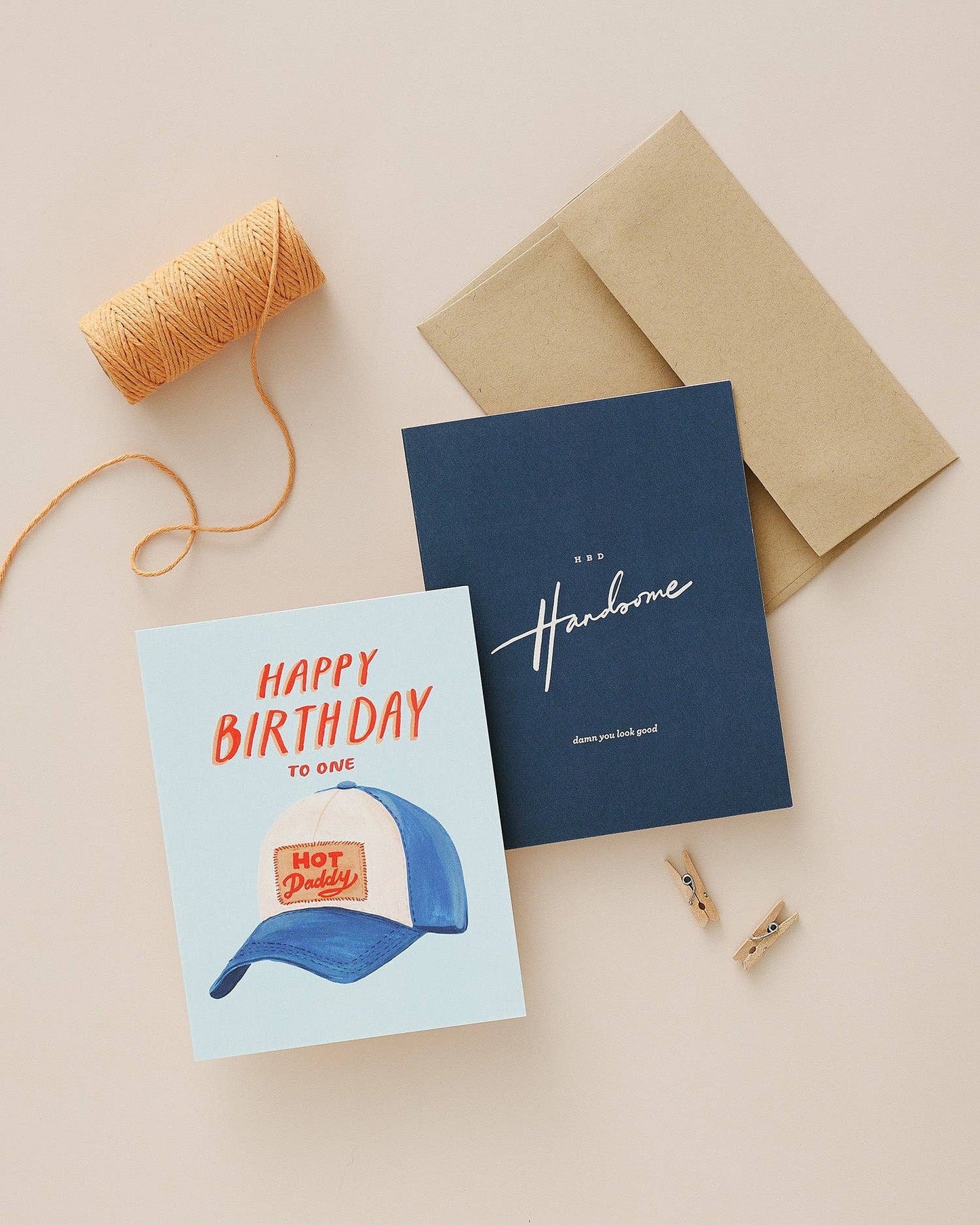 Hot daddy birthday card