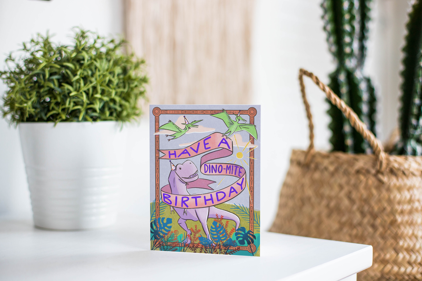 Have A Dino-Mite Birthday Greeting Card