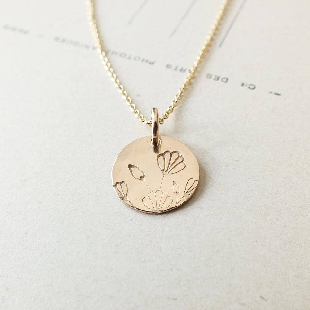 Blossom Necklace: Sterling Silver