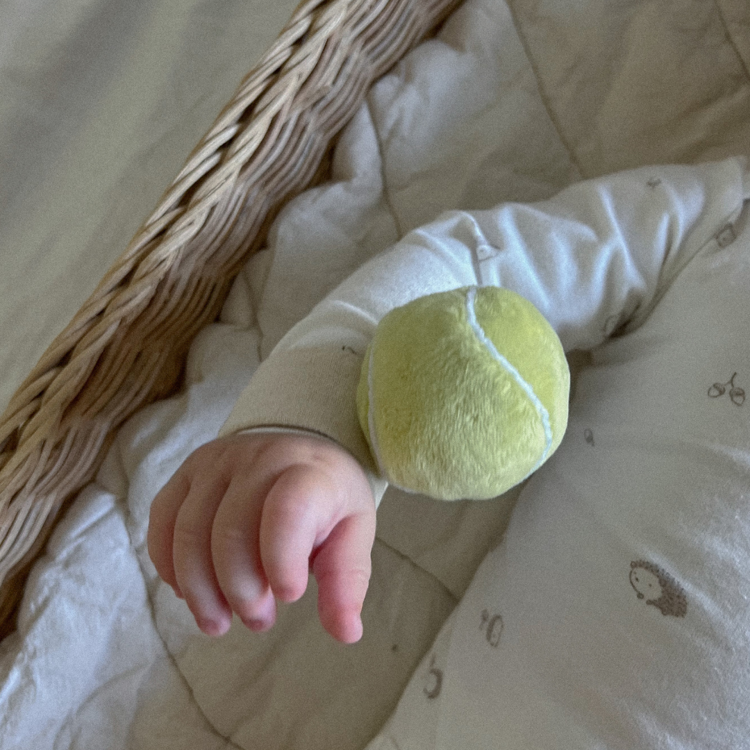 Tennis Baby Wrist Rattle