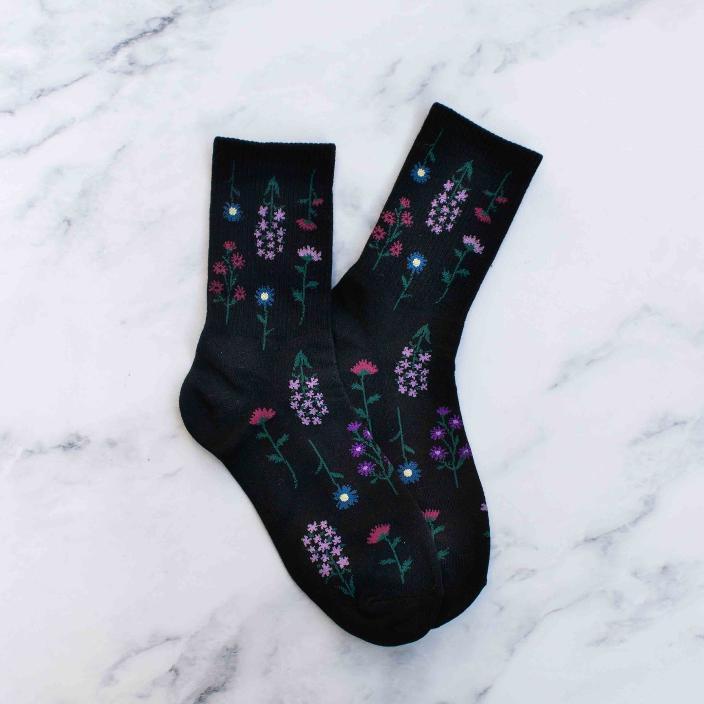 Women's Botanical Garden Casual Socks: Sage