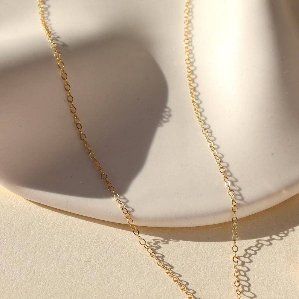 Simple Chain: 14k Gold Fill / 14"