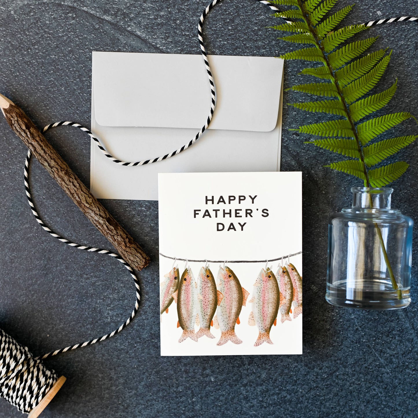 Father's Day Trout | Father's Day Card | Fishing Card