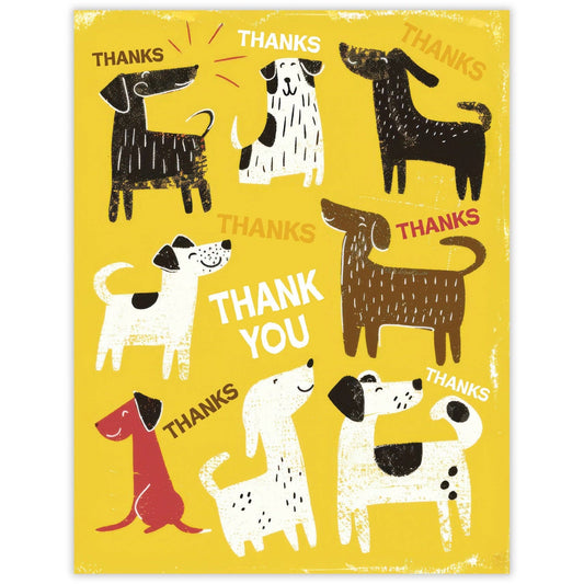 Dogs Thank You Card