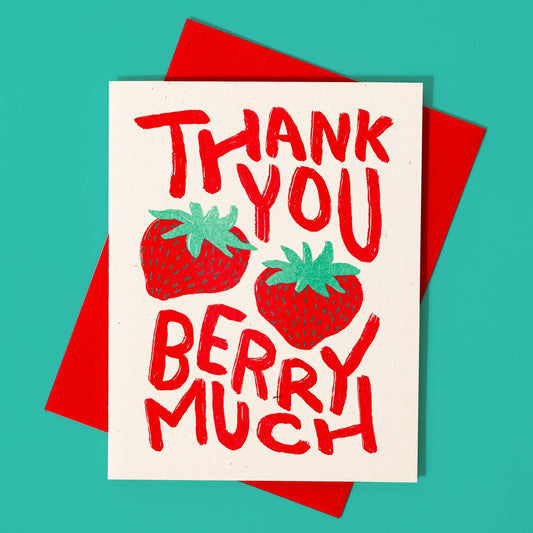 Thank You Berry Much Card