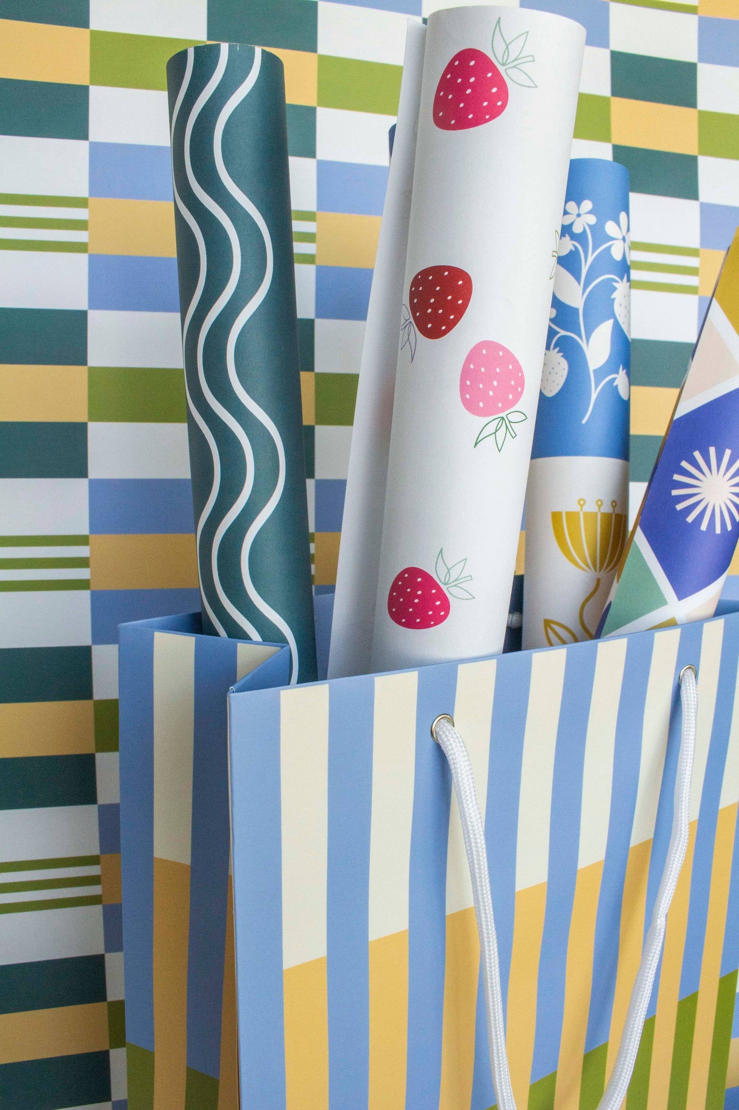 Picnic Stripes Gift Bag | Birthday & General Gift