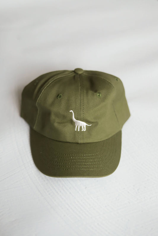 Embroidered Dinosaur Kids Ball Cap