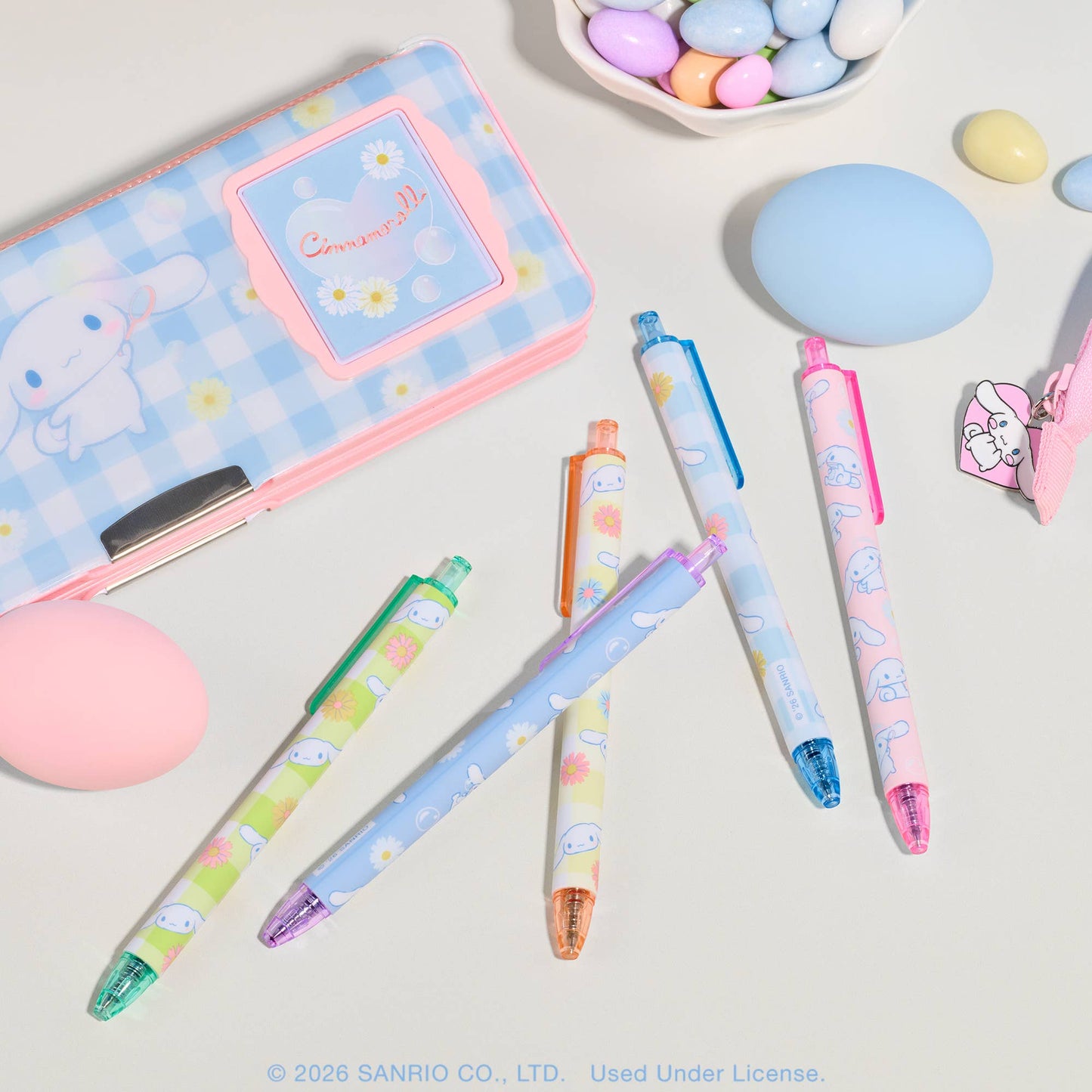 Sanrio Sweet Daisies Cinnamoroll™ Soft-Touch Gel Pen Set