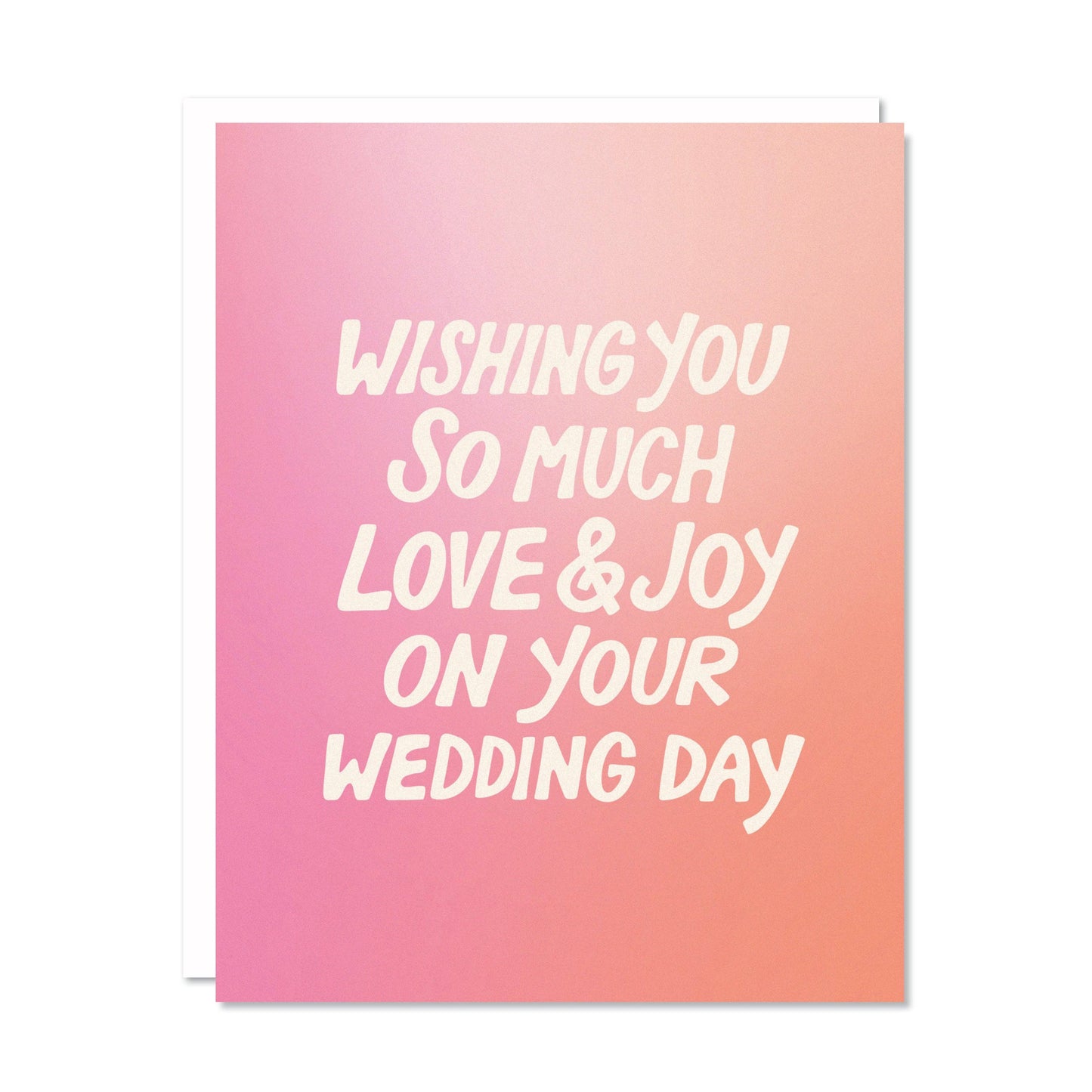 Love & Joy - Wedding Card