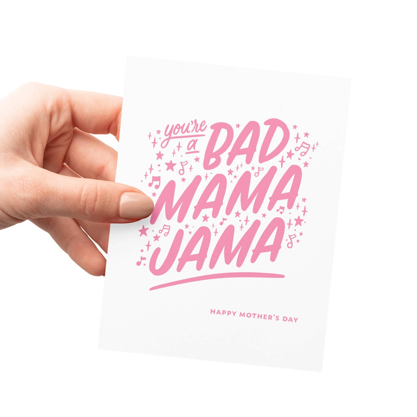 Bad Mama Jama | Fun Letterpress Mother’s Day Card