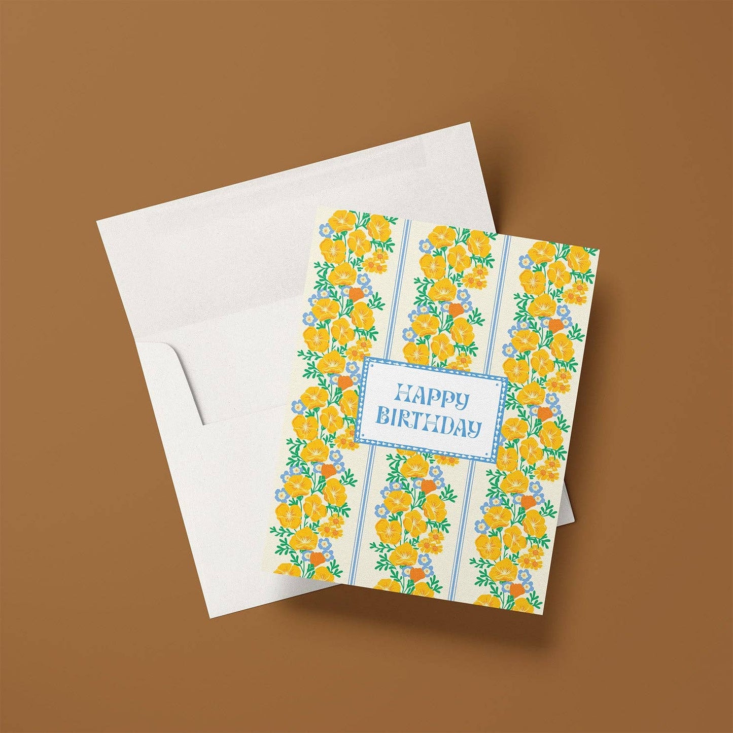 Poppy Happy Birthday Greeting Card