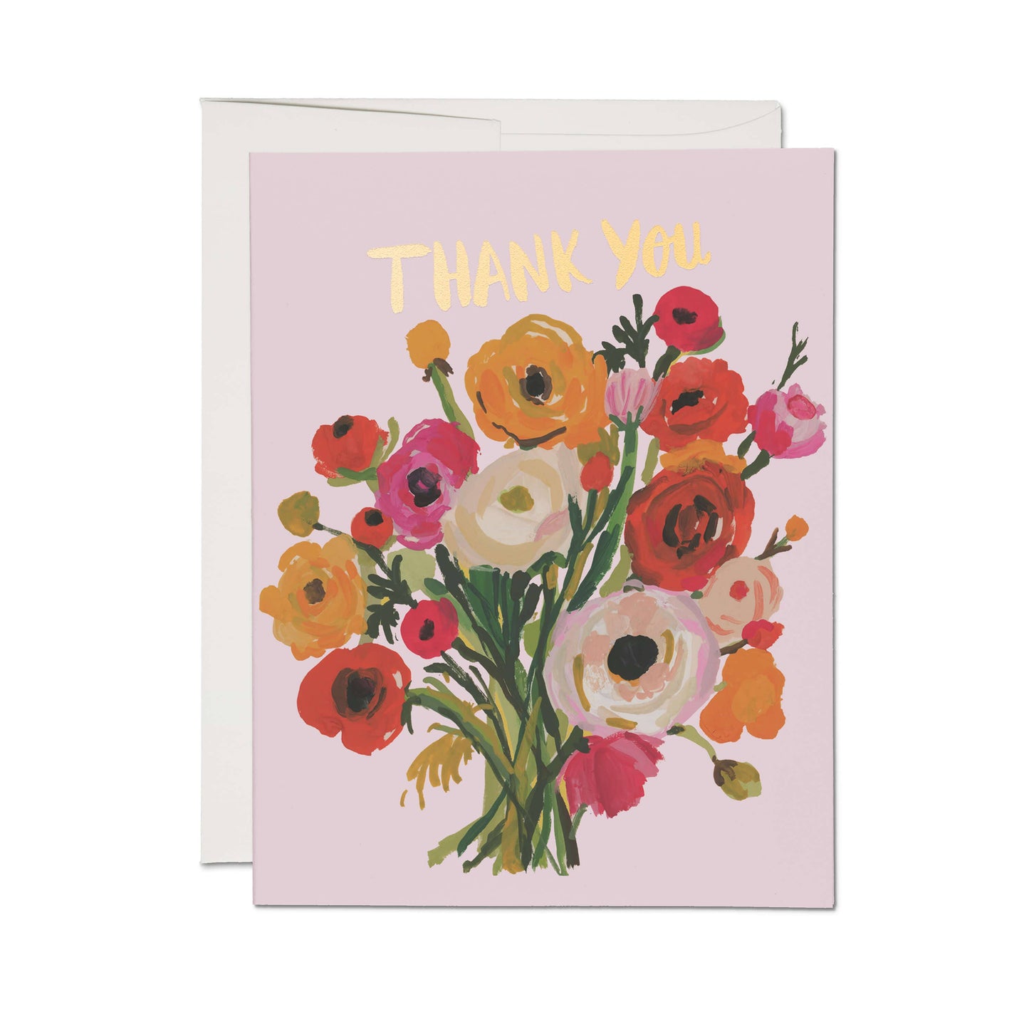 Ranunculus Bouquet Thank You Card