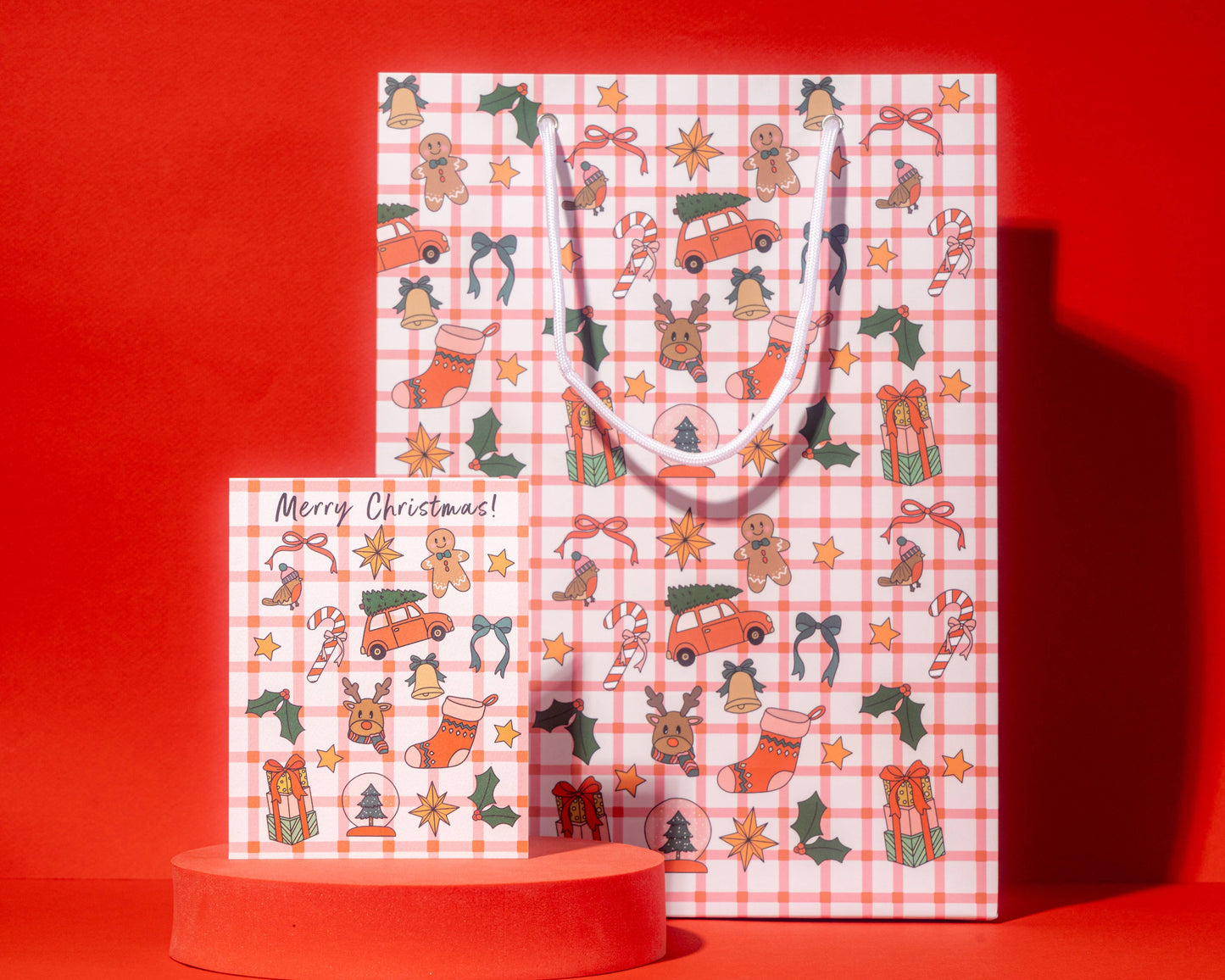 Festive Icons Christmas Greeting Card