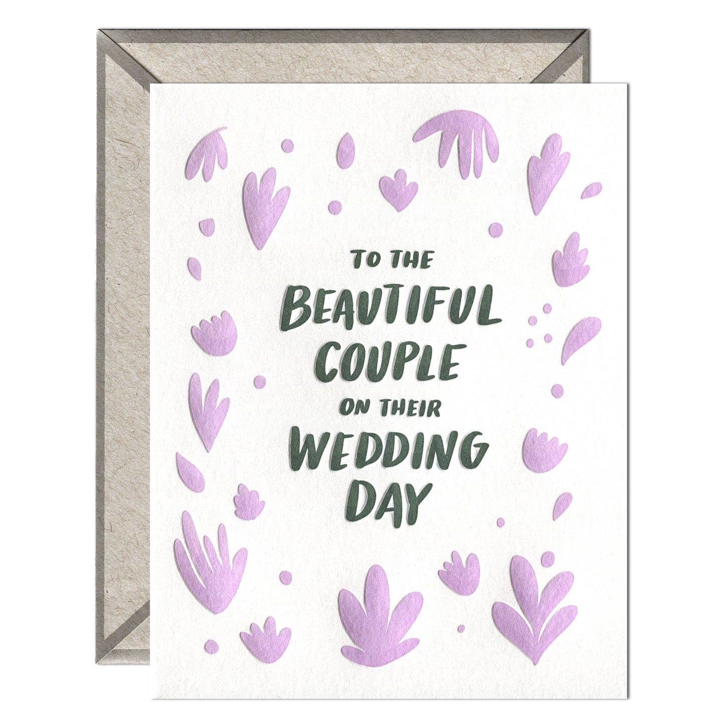 Beautiful Couple Wedding Day wedding card