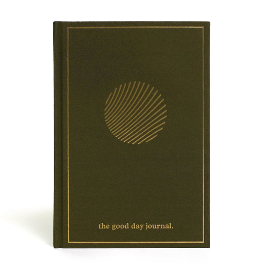 The Good Day Journal | Mindfulness & Gratitude Journal | Moss Green