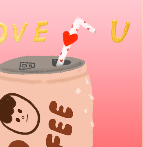 Cold Brew Love Card