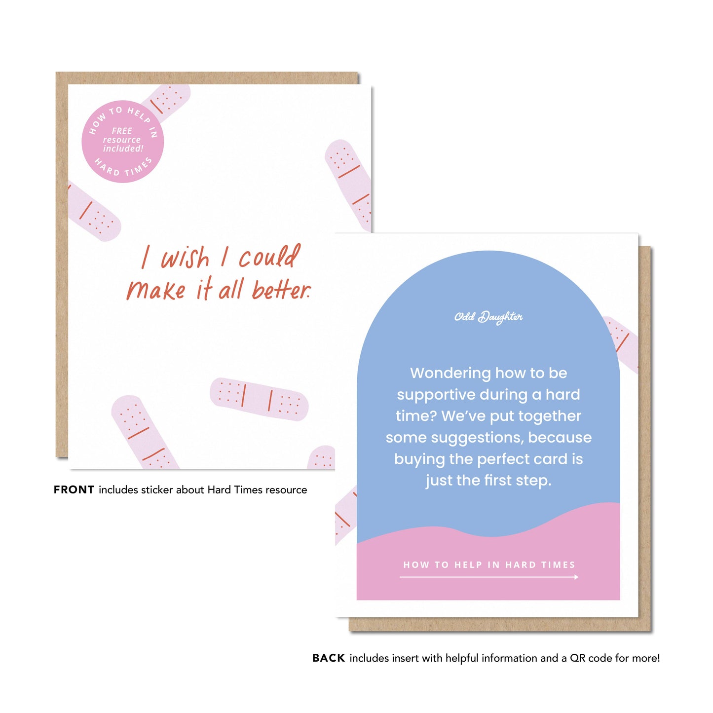 Make It All Better - Hard Times Sympathy Get Well Card