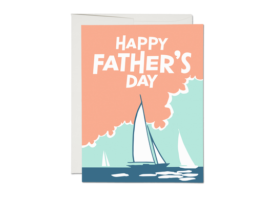 Sailing Father's Day greeting card