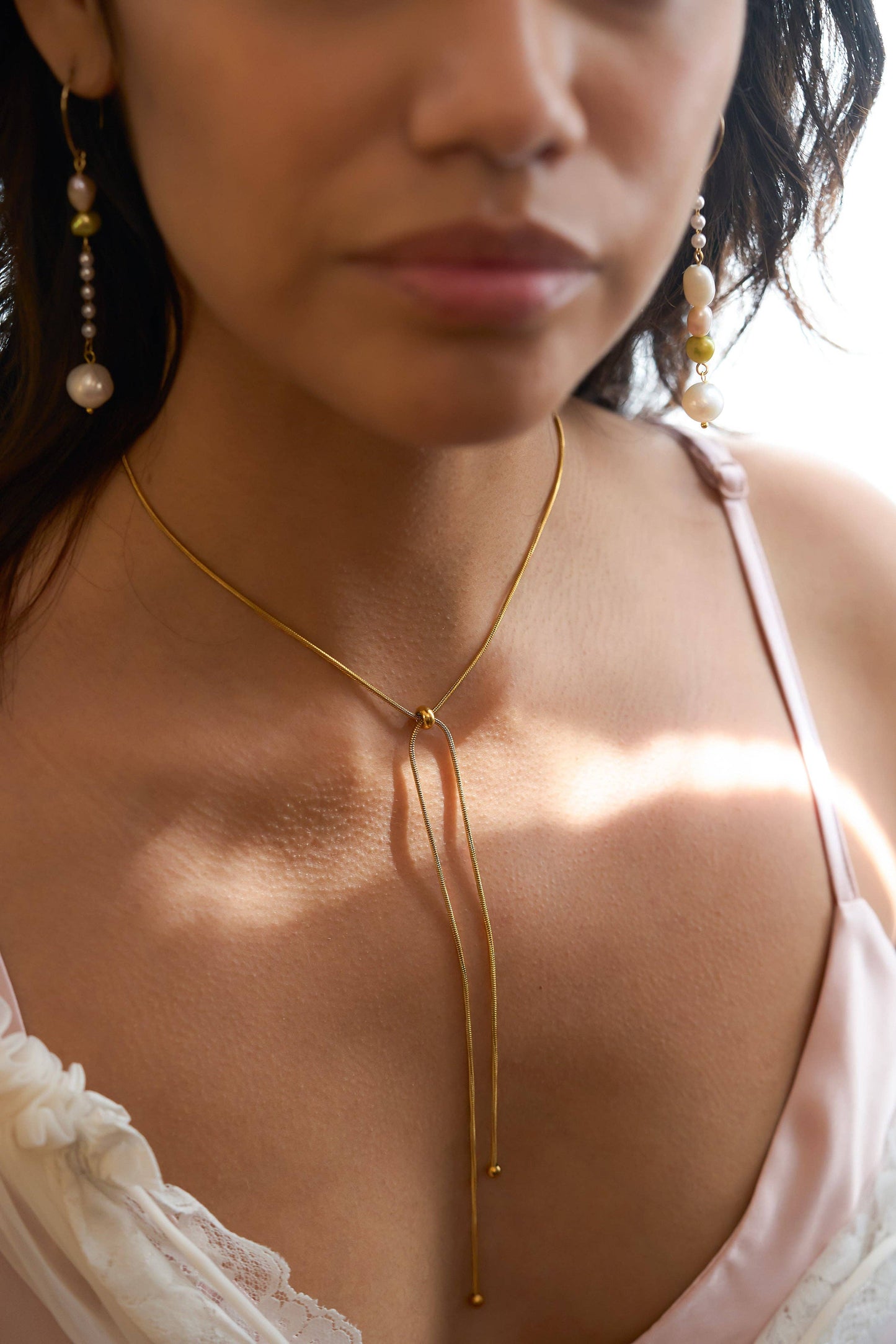 Houston Bolo Necklace | Gold