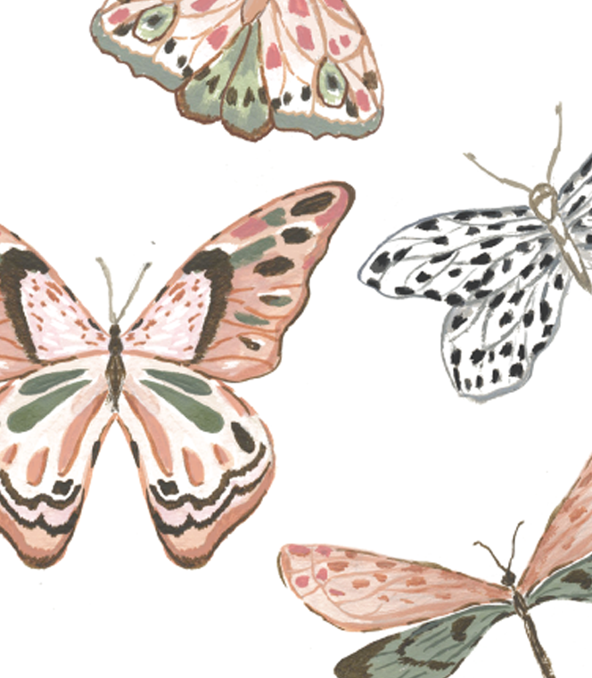 Pretty Butterfly Happy Birthday Card