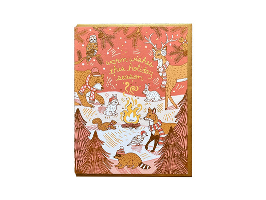 Woodland Holiday Card