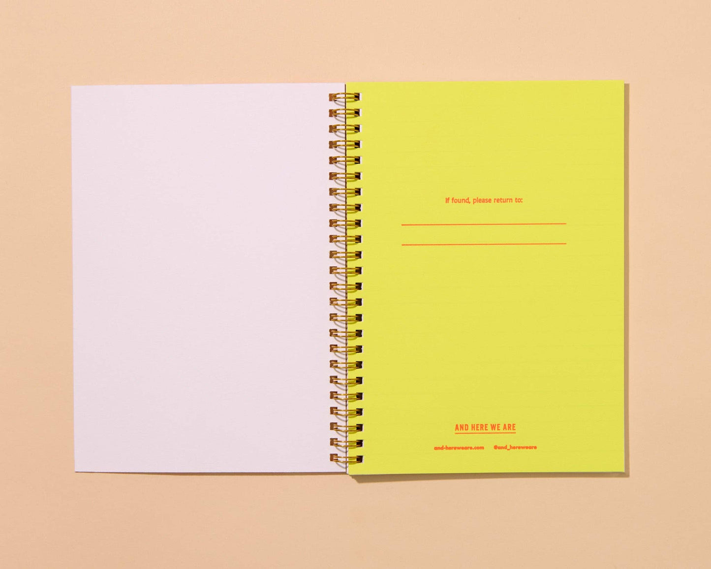 Letterpress A5 Spiral Notebook | Hot Dogs