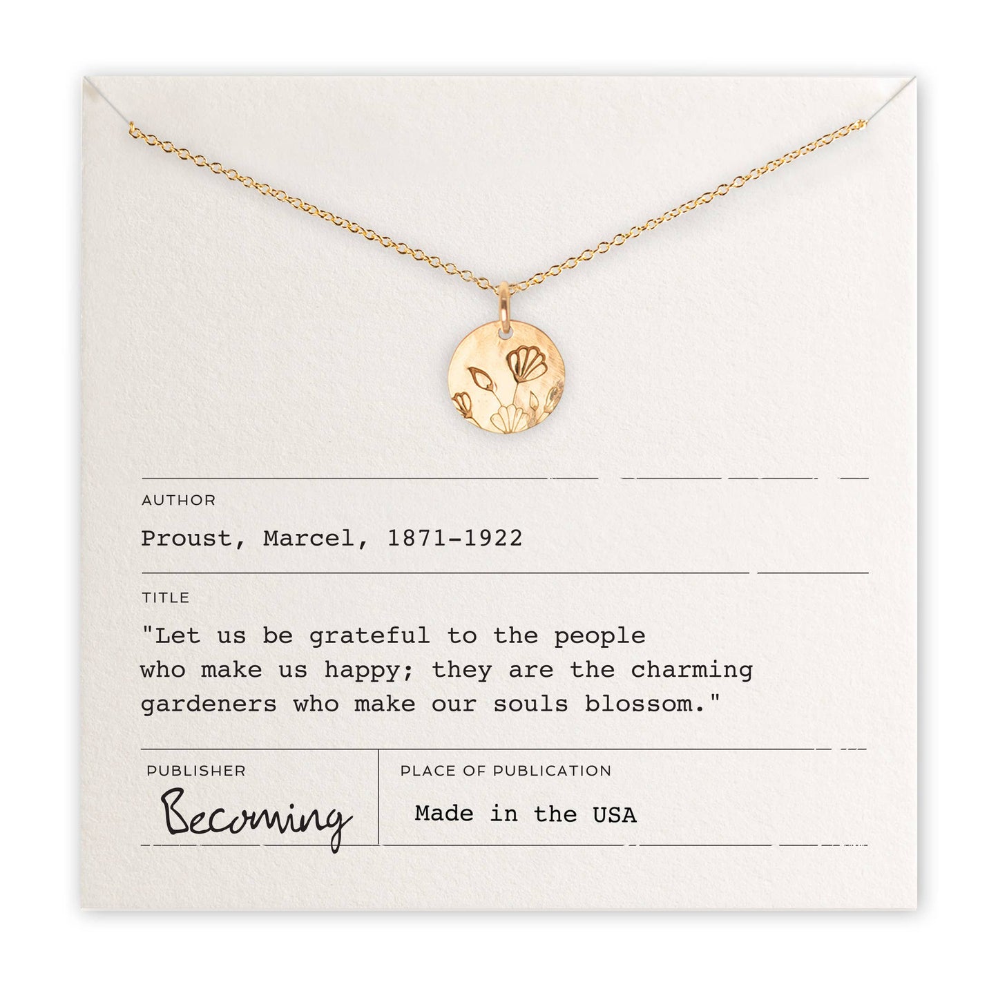 Blossom Necklace: Sterling Silver